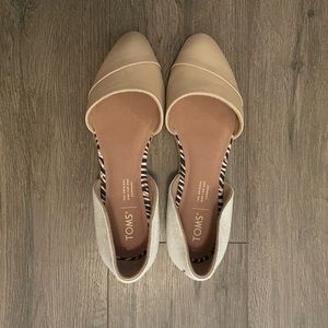 TOMS Shoes Jutti D'Orsay Natural